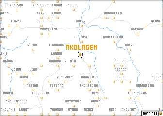 map of Nkolngem