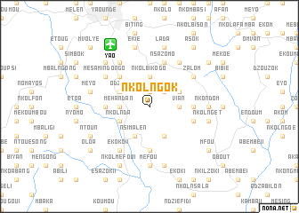 map of Nkolngok