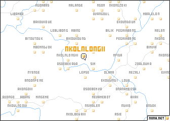 map of Nkolnlong II