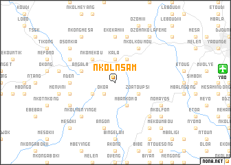 map of Nkolnsam