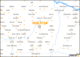 map of Nkolntsa