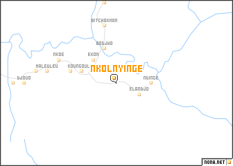 map of Nkolnyingé