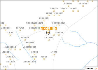 map of Nkoloma