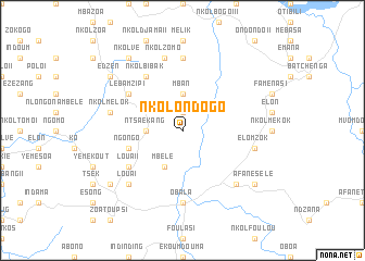 map of Nkolondogo