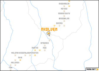 map of Nkolvem