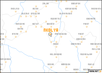 map of Nkolya