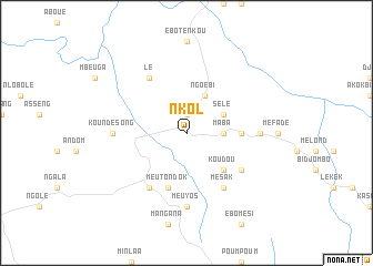 map of Nkol