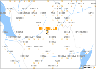 map of Nkombola