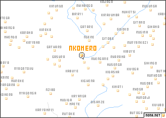 map of Nkomero