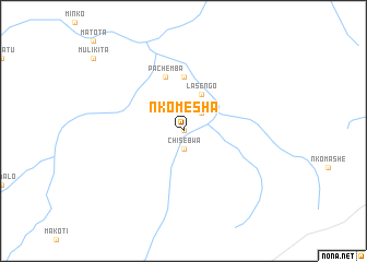 map of Nkomesha