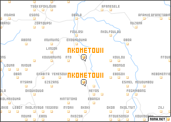 map of Nkométou II