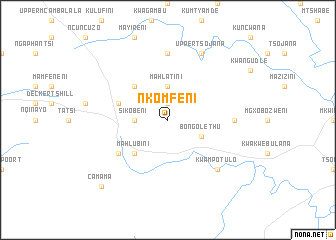 map of Nkomfeni