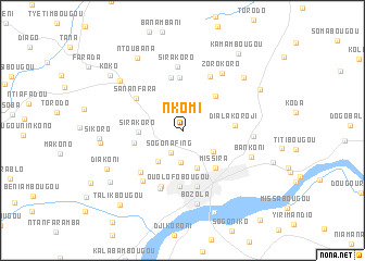 map of Nkomi