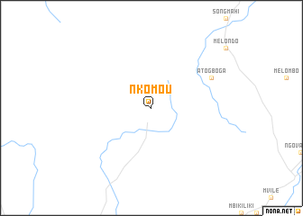 map of Nkomou