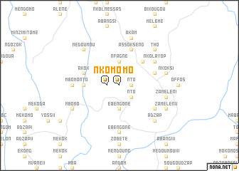 map of Nkomo