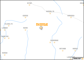 map of Nkonde