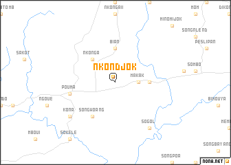 map of Nkondjok