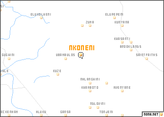 map of Nkoneni