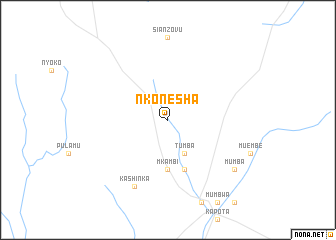 map of Nkonesha