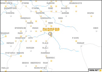 map of Nkonfap