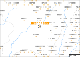 map of Nkongabok I