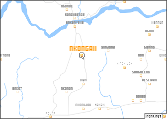 map of Nkonga II