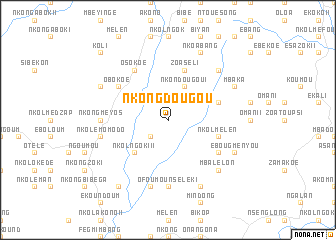 map of Nkongdougou