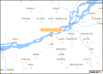 map of Nkongngok