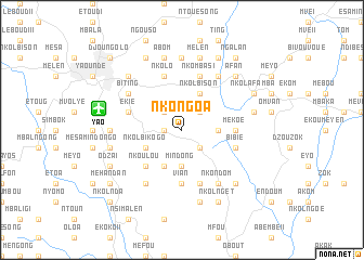 map of Nkongoa