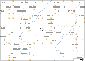 map of Nkong