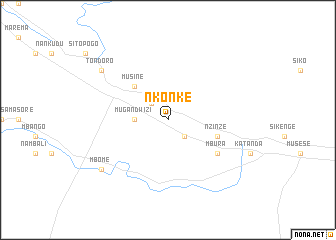 map of Nkonke