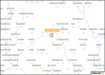 map of Nkonsa