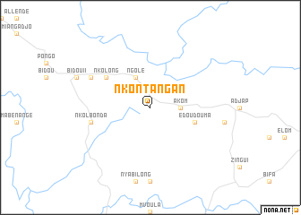 map of Nkontangan
