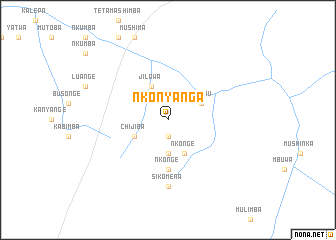 map of Nkonyanga