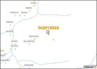 map of Nkonyanga