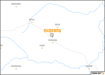 map of Nkorang