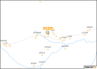 map of Nkori