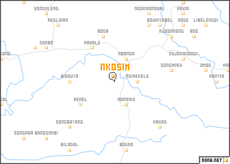 map of Nkosim