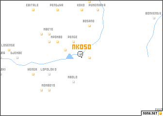 map of Nkoso