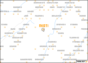 map of Nkoti