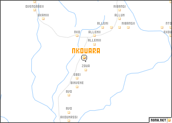 map of Nkouara