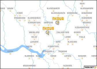 map of Nkoua