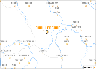 map of Nkoulengong