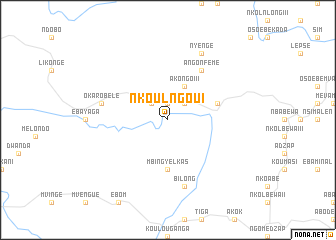 map of Nkoulngoui