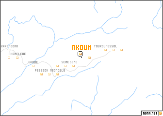 map of Nkoum