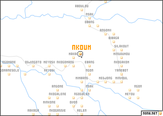 map of Nkoum