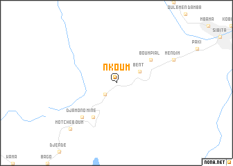 map of Nkoum