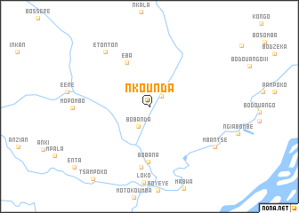 map of Nkounda