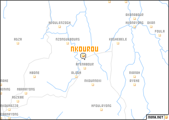 map of Nkourou