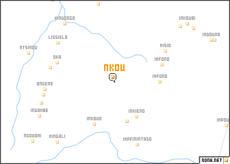 map of Nkou